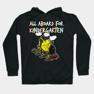 All Aboard For Kindergarten Steam Train (Yellow) Hoodie